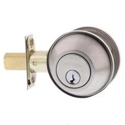 Lockwood 7106 Single Cylinder Deadbolt - Satin Stainless Steel