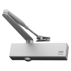 Lockwood 724 Door Closer - Silver - Size 2-4