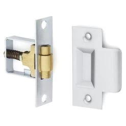 Lockwood 7580 Roller Bolt - Satin Chrome