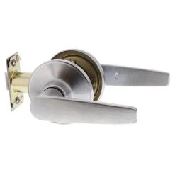 Lockwood 7851 Lever Passage Set - Satin Chrome