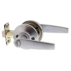 Lockwood 7852 Lever Privacy Lockset - Satin Chrome