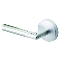 Lockwood 8816R Code Lever Lockset - Right Hand - Satin Stainless Steel