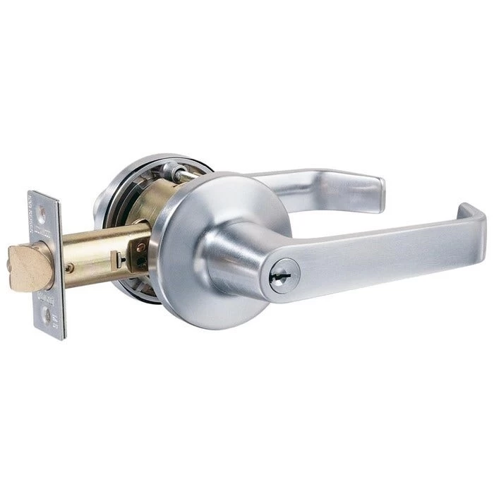 Lockwood 950 Lever Entrance Lockset - Satin Chrome 3 Lockwood 950 Lever Entrance Lockset - Satin Chrome