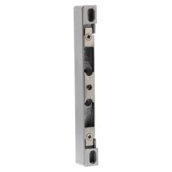 Lockwood 9A0X2-XX Onyx Patio Sliding Door Lock - Universal Strike Only - Silver