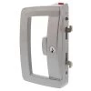 Lockwood 9A1A2-5P Onyx Patio Sliding Door Double Cylinder Lock - Silver