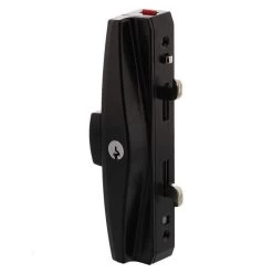 Lockwood 9A3A3-5P Onyx Patio Sliding Door Double Cylinder Lock - Black