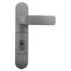 Lockwood FE5000 Panic Exit Device External Lever Trim Only - Silver -Security Door Locks lwfe5000sil 1