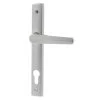 Lockwood Palladium Arai 27# Lever Set With Cylinders Holes - Satin Chrome Pearl -Security Door Locks lwpl4 85 27sp 1
