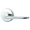 Lockwood VEL1-L1 Velocity Passage Lever Set On Large Round Rose - Chrome Plate - Display Pack -Security Door Locks lwvel1 l1cpdp 1