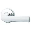 Lockwood VEL1-L3 Velocity Passage Lever Set On Large Round Rose - Chrome Plate - Display Pack