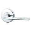 Lockwood VEL1-L4 Velocity Passage Lever Set On Large Round Rose - Chrome Plate - Display Pack -Security Door Locks lwvel1 l4cpdp 1
