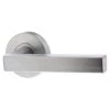 Lockwood VSR1-29A Velocity Passage Lever Set On Small Round Rose - Satin Chrome Brushed -Security Door Locks lwvsr1 29asc 1