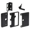 Whitco W821417 Bass Sliding Screen Door Latch Set - Black -Security Door Locks lww821417 1