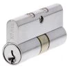 Whitco W842500 Euro Security Door Double Cylinder - Lazy Cam - Chrome Plate -Security Door Locks lww842500 1