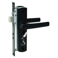 Whitco W892117 Tasman MK2 Hinged Security Screen Door Lock - No Cylinder - Black