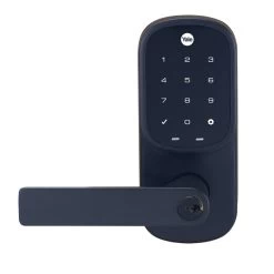 Yale Assure Keyed Smart Lever Lock With Home Module - Matte Black