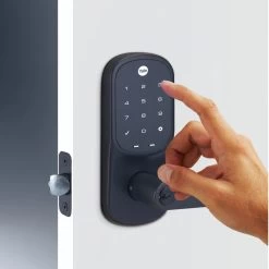 Yale Assure Keyed Smart Lever Lock With Home Module - Matte Black -Security Door Locks lwyrl226hk mbk 3