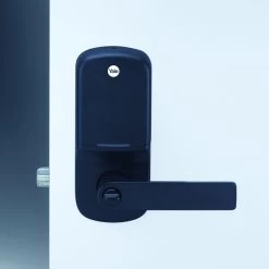 Yale Assure Keyed Smart Lever Lock With Home Module - Matte Black -Security Door Locks lwyrl226hk mbk 6