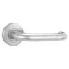 Yale Simplicity S2 Lever Set On Round Rose - Satin Satinless Steel