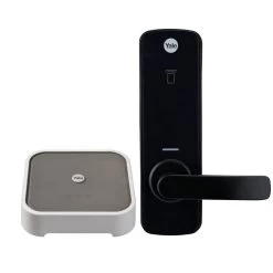 Yale Unity Entrance Smart Dead Lock With Connect Plus Bridge - Matte Black