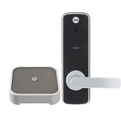 Yale Unity Entrance Smart Dead Lock With Connect Plus Bridge - Silver