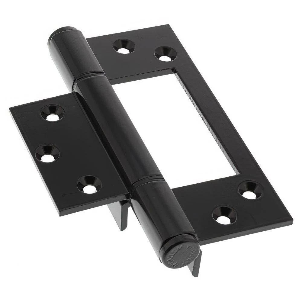 McCallum A104 Aluminium Heavy Duty Interfold Hinge - Black - 130x39x3.4mm 4 McCallum A104 Aluminium Heavy Duty Interfold Hinge - Black - 130x39x3.4mm - Image 2