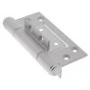 McCallum A114 Aluminium Heavy Duty Interfold Hinge - Satin Natural Anodised - 100x39x3.4mm -Security Door Locks mca114 sna 1