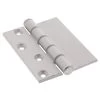 McCallum A143 Aluminium Fixed Pin Combination Butt Hinge -Satin Natural Anodised - 100x80x3mm -Security Door Locks mca143 sna 1
