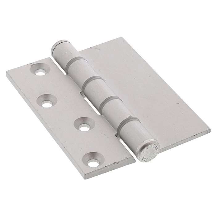 McCallum A143 Aluminium Fixed Pin Combination Butt Hinge -Satin Natural Anodised - 100x80x3mm 3 McCallum A143 Aluminium Fixed Pin Combination Butt Hinge -Satin Natural Anodised - 100x80x3mm