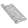 McCallum A168 Aluminium Tapered Interfold Hinge - Satin Natural Anodised - 100x34mm