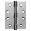 McCallum S220 Fixed Pin Butt Hinge - Satin Stainless Steel - 100x75x2.5mm -Security Door Locks mcs220 sss 1