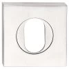 Dormakaba Coastal And Urban 4406 Oval Cylinder Escutcheon Square - Satin Stainless Steel