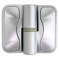 Metlam Moda Toilet Partition Spring Hinge - Left Hand - Satin Chrome