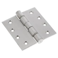 Novas Fixed Pin Butt Hinge - Satin Stainless Steel - 100x100x3.2mm