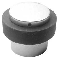 Novas NH280 Door Stop - Floor Mounted - Satin Stainless Steel