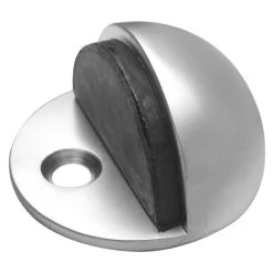 Novas NH290 Door Stop - Floor Mounted - Satin Satinless Steel