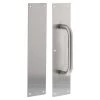 Novas Push Pull Plate Set - Satin Stainless Steel 2 Novas Push Pull Plate Set - Satin Stainless Steel -Security Door Locks nh50 pphp150 3007516 1