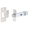 Novas 12905 Tubular Latch - Latch Only - Satin Stainless Steel - 60mm -Security Door Locks nh90 12905 sss 1