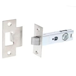 Novas 12905 Tubular Latch - Latch Only - Satin Stainless Steel - 60mm
