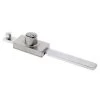 Orb Lockable Bolt - Silver - 300mm -Security Door Locks orcf12 1