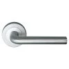 Parisi 1541 Linea Lever Set On Round Rose - Satin Chrome