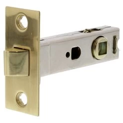Parisi 1A 7.8mm Tubular Latch - Latch Only - Polished Brass - 60mm