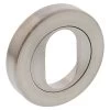 Parisi 389-U Oval Cylinder Escutcheon Round - Satin Chrome -Security Door Locks par 389u sss 1