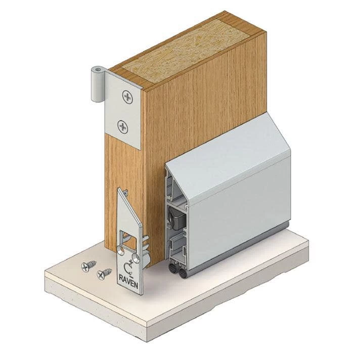 Raven RP128Si Automatic Door Bottom Seal - Clear Anodised Aluminium 4 Raven RP128Si Automatic Door Bottom Seal - Clear Anodised Aluminium - Image 2