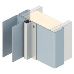 Raven RP39 Magnetic Astragal Seal - Clear Anodised Aluminium -Security Door Locks rp39 3