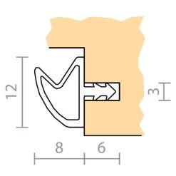 Raven RP500 Silicon Weather Strip