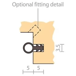 Raven RP510 Silicon Weather Strip