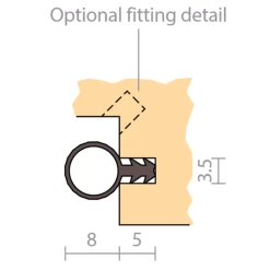 Raven RP520 Silicon Weather Strip