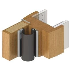 Raven RP62 Anti Finger Jam Seal - 2100mm - Clear Anodised Aluminium