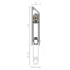 Raven RP92Si Automatic Door Bottom Seal - Clear Anodised Aluminium -Security Door Locks rp92 1